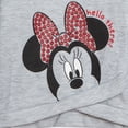 thumbnail image 4 of Disney Minnie Mouse Little Girls Fleece Pullover Crossover Hoodie and Pants Outfit Set Infant to Little Kid, 4 of 4