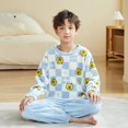 thumbnail image 1 of Pijamas de Navidad para niños y niñas, ropa de dormir de lana, conjunto de ropa de casa para niños pequeños, pijamas de invierno de unicornio de dibujos animados, 1 of 4