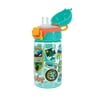 Nuby Thirsty Kids Flip-It Bolt Travel Straw Cup, 14 fl oz