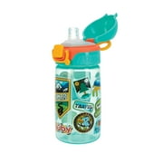 Nuby Thirsty Kids Flip-It Bolt Travel Straw Cup, 14 fl oz