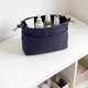 thumbnail image 5 of Toiletry Bag, Large Capacity Canvas Travel Storage Pouch with Drawstring, Water Repellent Organizer for Toiletries, 5 of 6