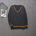 thumbnail image 2 of Suéter nuevo 2024 Slytherin Ravenclaw Hufflepuff Suéter de manga larga Cuello en V Ropa de uso diario unisex que combina con todo Disfraces de cosplay, 2 of 5