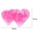 thumbnail image 4 of Area Two Hearts - Alfombras De Piel De Oveja Suave Y Lisa, Funda Para Silla Peluda, Taburete Para Sofá, Cojín Para Asiento, Alfombra, Manta Para Dormitorio, Sofá Y Suelo, 4 of 7