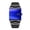 Blackblue, variant on Creative Men's No Pointer Watches: Fashion Cool Handless Design Bracelet Wrist Watch for Men Punk Biker Casual Business Dress Wristwatch