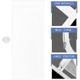 thumbnail image 4 of Cat Screen Door Mesh Screen Door Cats Resistant with Zipper Cat Scratch Proof Screen Dogs Running Out for Pet Living Room Patio Kitchen Bedroom White, 4 of 8