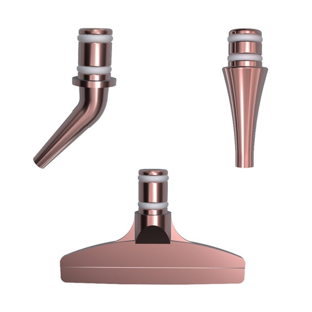 Graflsoa 5D Diamond Painting Drill Pen Set with Metal Tips - Elbow, Round, Correction Heads, Storage Box & Spare Rubber Ring Included (Rose Gold)