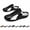 Half-slip black, variant on Men's Slip-On Mule Sneakers Backless Anti-Slip Walking Shoes - Lightweight Breathable Casual Sport Shoes for Driving Travel