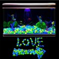 thumbnail image 4 of 100 Uds. Rocas que brillan en la oscuridad-rocas para peceras-rocas decorativas para acuarios-guijarros irregulares-perfecto para peceras, estanques, 4 of 5