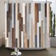 thumbnail image 4 of Cortina de ducha rústica de madera de 182 x 182 cm, estilo granja occidental, tablones de madera antiguos, marrón, retro, de madera dura, tela campestre, para decoración de baño, impermeable,, 4 of 6