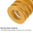 thumbnail image 4 of Unique Bargains Die Ressort 2 Pack 30mm OD 35mm Long Spirale d'Estampage Léger Charge Compression Die Ressorts Jaune, 4 of 5