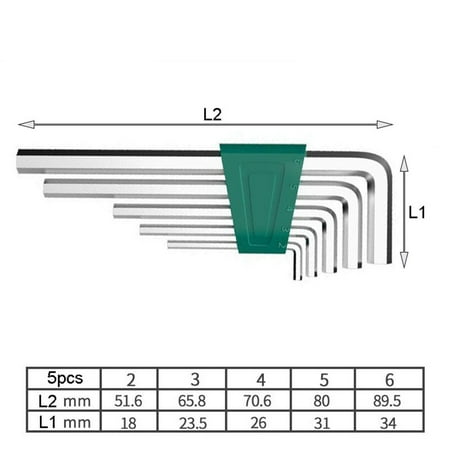 

Hexagon Wrench Set 5/7/8Pcs Wrench Key Short Socket Wrench Set Torque Wrench