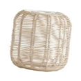 thumbnail image 5 of Stgfyxgs Hanging Lamp Shade Weave Rattan Lampshade Decor Handmade Rattan Weave Retro Chandelier Light Cover for Dining Room Restaurant C, 5 of 9