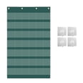 thumbnail image 3 of Milaget Wall Hanging Word Recognition Pocket Chart Teaching Supplies Word Recognition 42 Green with White, 3 of 9