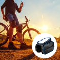 thumbnail image 2 of Nituyy Bike Front Frame Bag Touchable Transparent Bicycle Phone Holder Bike Storage Pouch with Zipper Pockets, 2 of 6