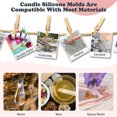 thumbnail image 3 of Maytalsory Silica Gel Mold For Candle Making Easy To Demold Washable And Safe Economic Reusable Silicone Mold 1Set, 3 of 6