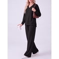 thumbnail image 2 of MINTREUS Women's 2 Piece Matching Lounge Sets Soft Loungewear 2026 Trendy Fall Outfits, 2 of 7