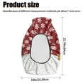 thumbnail image 7 of Uorisanigo Waterproof ATV Seat Cover Compatible with Polaris Sportsman Polaris Scrambler Honda Rancher Soft Christmas Snowman Four-Wheeler Seat Cover for All Seasons, 7 of 7