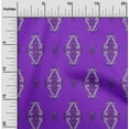 thumbnail image 2 of oneOone Cotton Jersey Purple Fabric Block Fabric For Sewing Printed Craft Fabric By The Yard 58 Inch Wide, 2 of 6