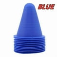 thumbnail image 3 of 10 Pcs Football Marking Cup Marker Cones Slalom Roller skate pile Soccer Training Equipment, 3 of 10