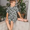 thumbnail image 4 of Balery Panda Bear Conjunto de Pijama Infantil de Manga Corta con Estampado – Ropa de Dormir de Algodón Suave-Small, 4 of 6