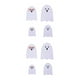 thumbnail image 4 of Adorno de Halloween 4x Fantasmas de PVC Inteprter Color Blanco 2Conjunto, 4 of 6
