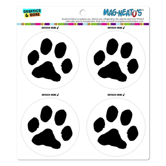Paw Print Pet Dog Cat MAG-NEATO'S(TM) Car/Refrigerator Magnet Set