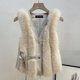 thumbnail image 1 of Abrigos y chaquetas de piel sintética sin mangas para mujer, abrigos sin mangas para otoño e invierno, chaquetas cálidas con cremallera y bolsillos., 1 of 3