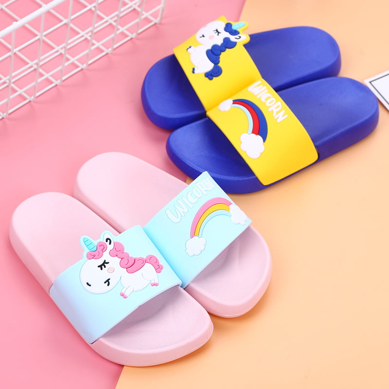 boys and girls Im a Unicorn Slide Sandals Indoor & Outdoor Slippers Shoes for kids