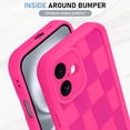 thumbnail image 4 of Funda de teléfono KANGHAR compatible con iPhone 16 de silicona, color rosa intenso, 4 of 6