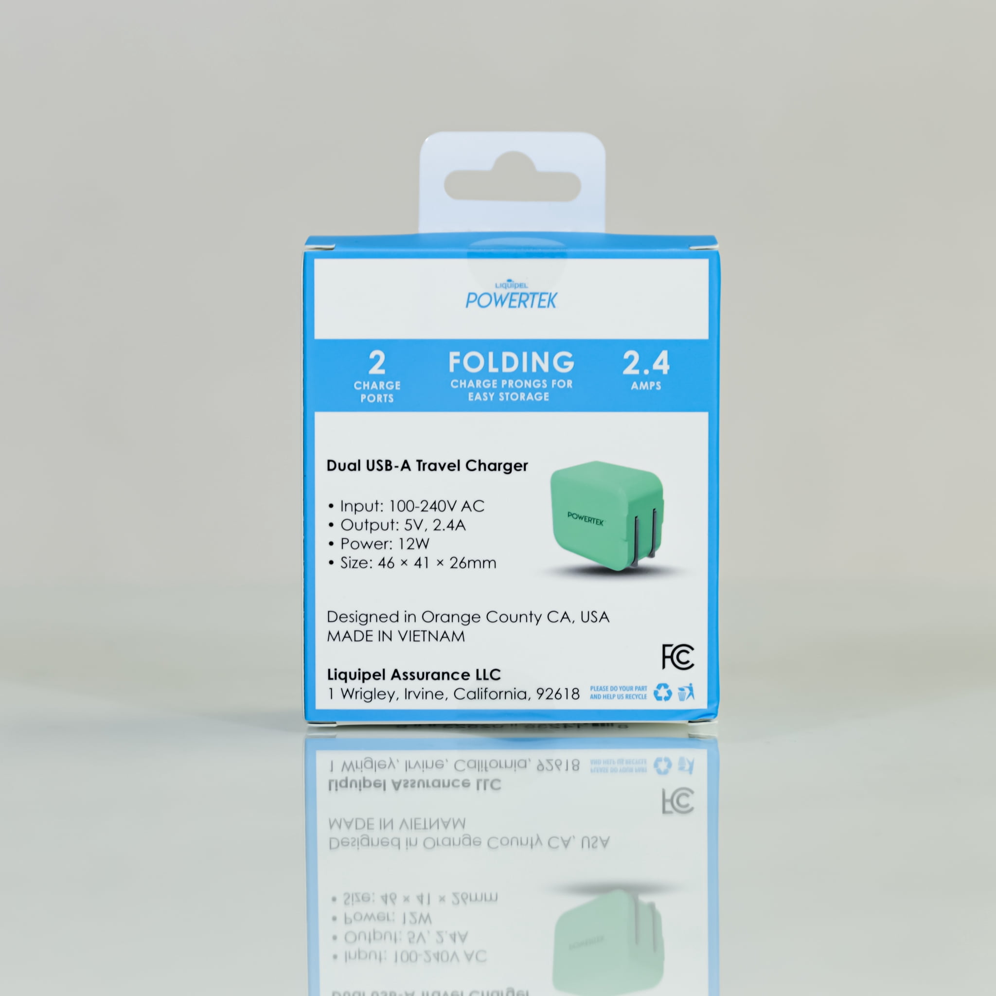 Liquipel Powertek Dual USB Wall Charger