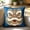 Blue, variant on Miwamany Traditional Lion Head Decorative Pillow Cushion, Flock Throw Pillowcase, Cultural Home Decor Accent for Living Room Bedroom Sofa