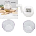 thumbnail image 4 of Food Chopper Nut Chopper Grinder Hand Crank for Nuts Walnut Pecans Portable MultiChopper Shredder for Making Toppings Manual Mini Food Shredder Nut Chopper Garlic Kitchen Tool, 4 of 9