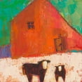 thumbnail image 3 of Jachimiec, Sue 15x15 Black Modern Framed Museum Art Print Titled - Baraboo Barn, 3 of 5