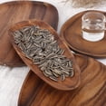 thumbnail image 4 of Handmade Walnut Wood Tray Irregular Shape Fruit Plate Snack Dish Tea Serving, 4 of 10