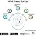 thumbnail image 4 of Prise Intelligente - Alexa, Echo & Google Home Seulement Wifi 2.4g (4- Pack), 4 of 5