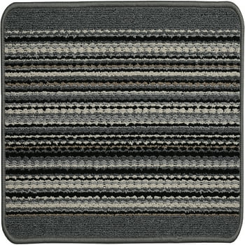 Mainstays Apollo Striped Indoor Living Room Accent Rug, Gray, 1'4" x 2'6"