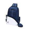 thumbnail image 4 of jinwen Sac à Dos de Tennis de Table Grande Capacité de Rangement pour Compétition Entraînement Sports Bleu Marine, 4 of 9