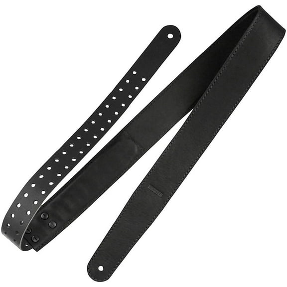 RICHTER Raw IV Nappa Guitar Strap Black