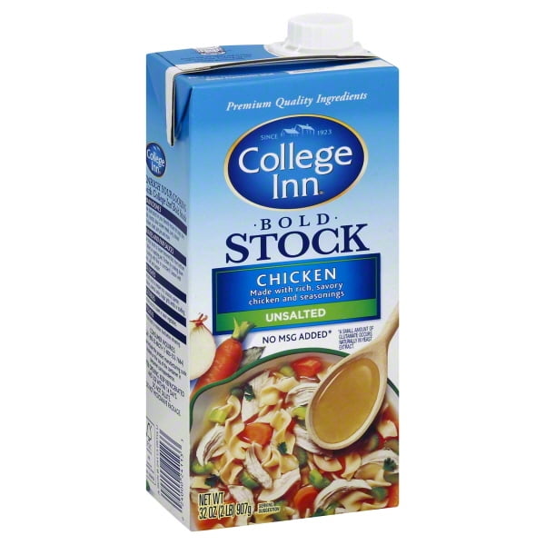 College Inn Bold Stock Unsalted Chicken, 32.0 OZ