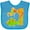 Turquoise, variant on Inktastic Happy Dinosaur First Birthday-green Boys or Girls Baby Bib