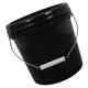 thumbnail image 2 of Cubo de plástico resistente con tapa, cubo de agua pequeño, botes de cereales de arroz, contenedor portátil con asa de 5l para uso doméstico, 2 of 6
