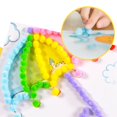 thumbnail image 4 of DIY Craft Kit Creative Pompom Educational Handmade Kit Craft Supplies for Kids, 4 of 9