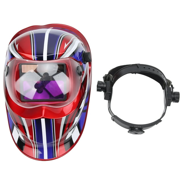 Cubierta de soldadura montada en la cabeza Casco protector de cara completa con atenuación automática Gorro de soldador eléctrico VoborMX herramienta
