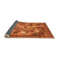 thumbnail image 2 of Ahgly Company Indoor Square Abstract Orange Modern Area Rugs, 7' Square, 2 of 4
