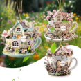 thumbnail image 5 of Children's Story Flower House Decoration 2D Acrylic Decoration Car Rearview Mirror Accessories Backpack Pendant, 5 of 5