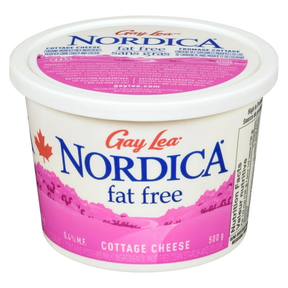 Nordica Fat Free Cottage Cheese, 500 g