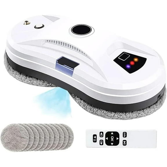 Electric Window Cleaner Robot With 5600pa Vacuum Suction For Indoor And Outdoor High Windows, Multiple Safety Features For Efficient Cleaning