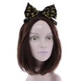 thumbnail image 2 of Motique Accessories 5.5 inch Pop up Butterfly Hair Bow Headband-Black, 2 of 3