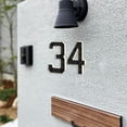 thumbnail image 5 of 2026 New Solar House Numbers for Outside, Light Up Address Numbers for House, No Drill Adhesive or Screw Mount, IP65 Waterproof LED Illuminated Modern Address Sign, Dusk to Dawn, 5 of 6
