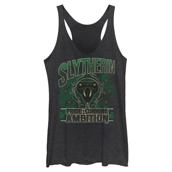 Womens Harry Potter Slytherin Pride and Ambition Racerback Tank